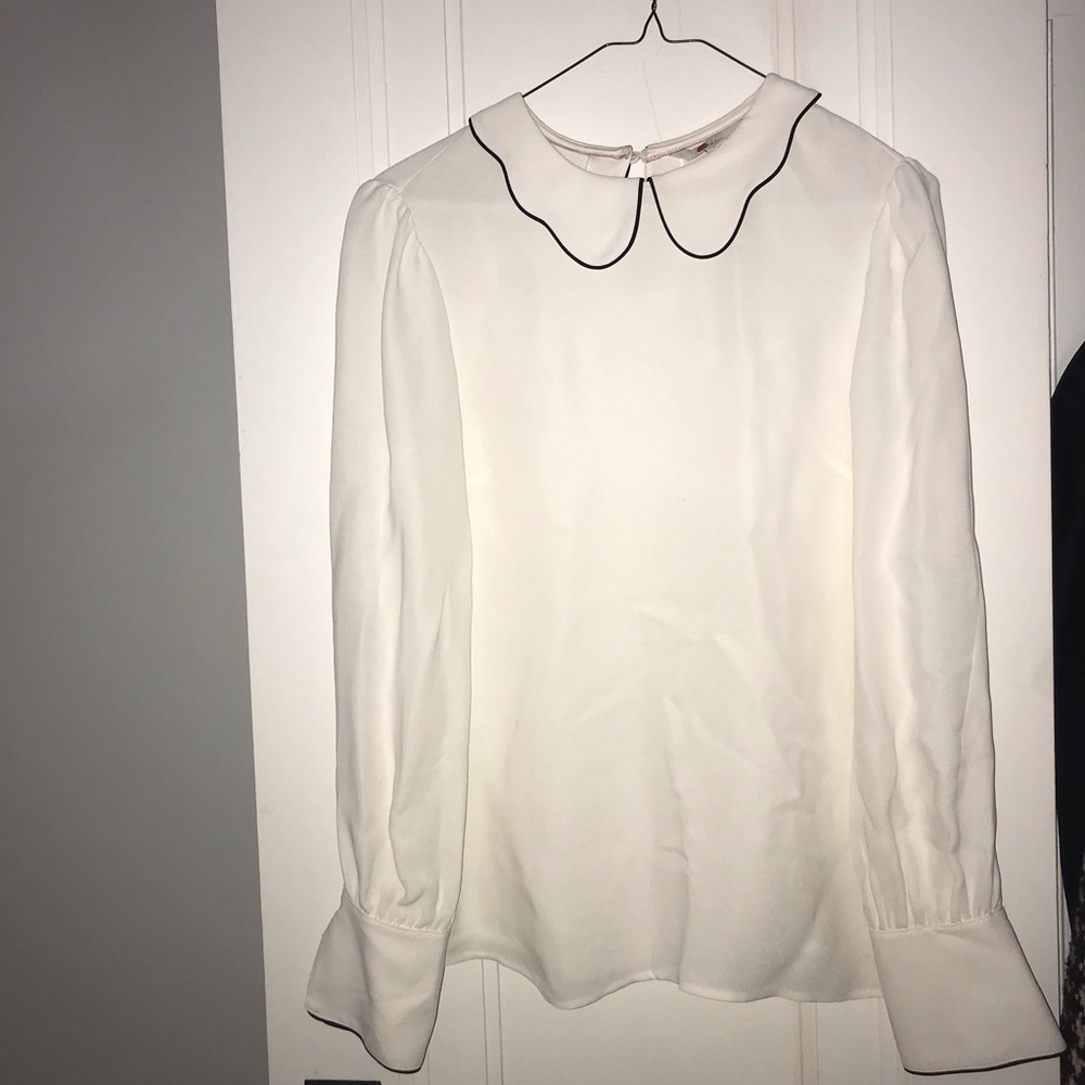 Boden Peter Pan Collar Blouse